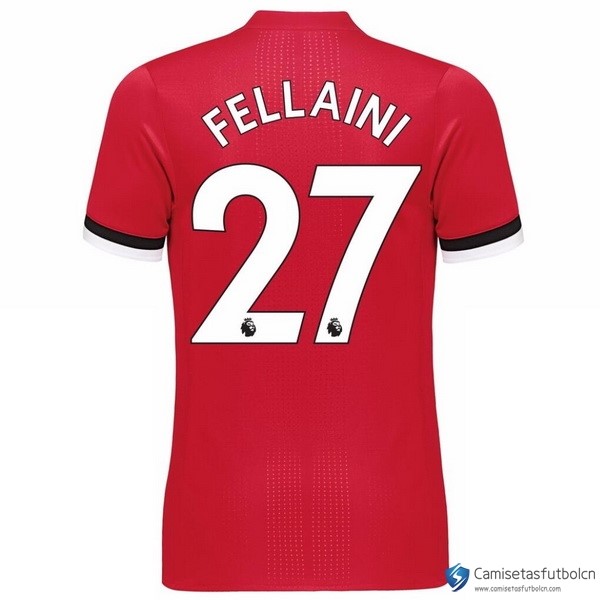 Camiseta Manchester United Primera equipo Fellaini 2017-18